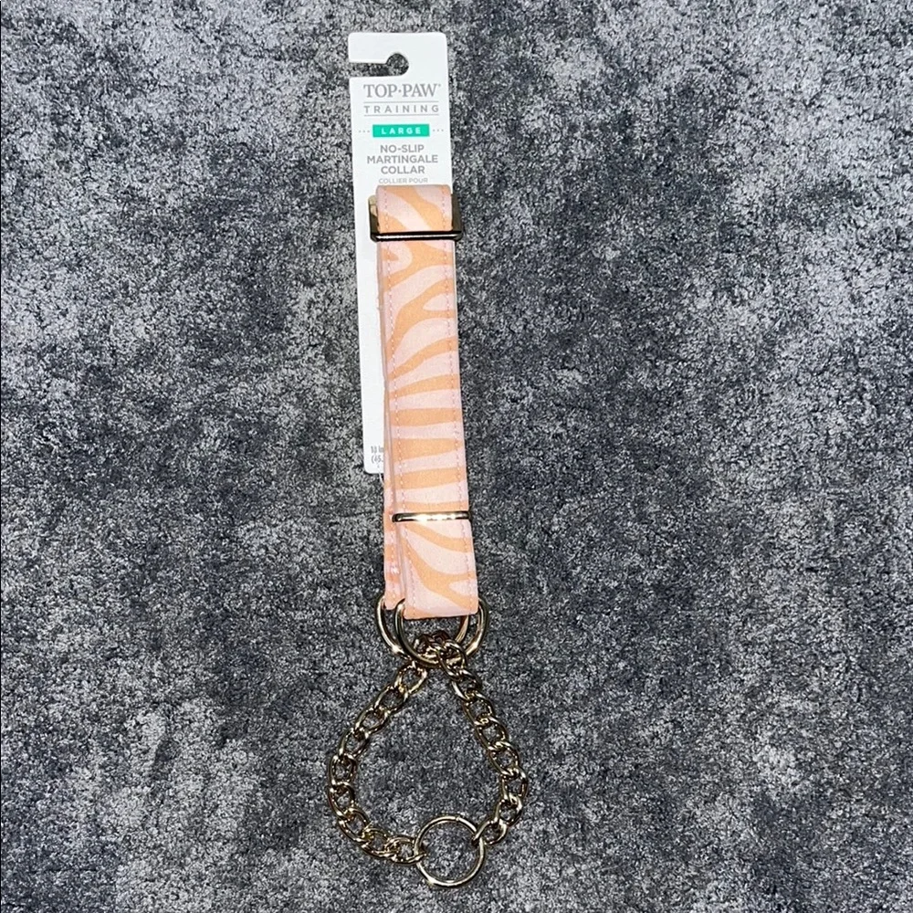 Dog training no-slip martingale collar by Top Paw size L 18-26” NWT